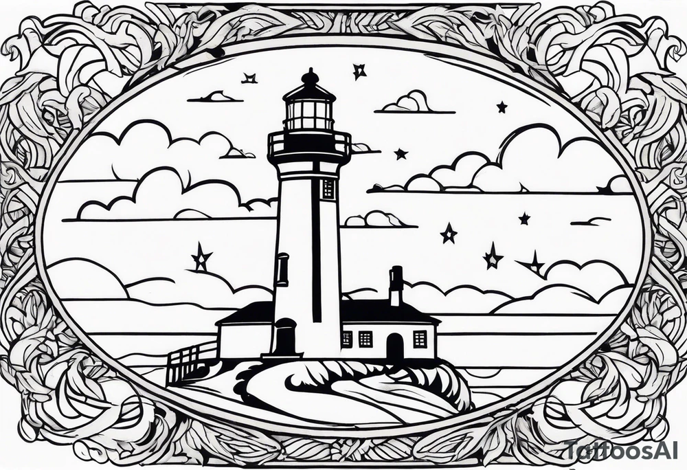 Leuchtturm Seil 
Feuer tattoo idea