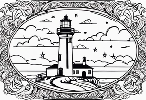 Leuchtturm Seil 
Feuer tattoo idea