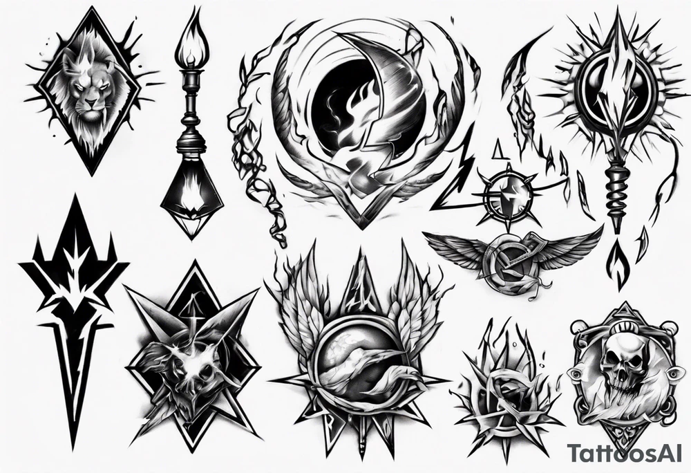 Lighting tattoo idea