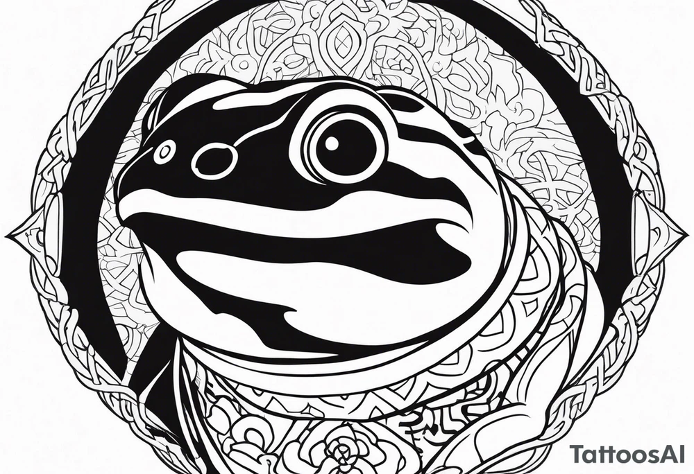 Jiraiya Naruto Gamakichi toad tattoo idea