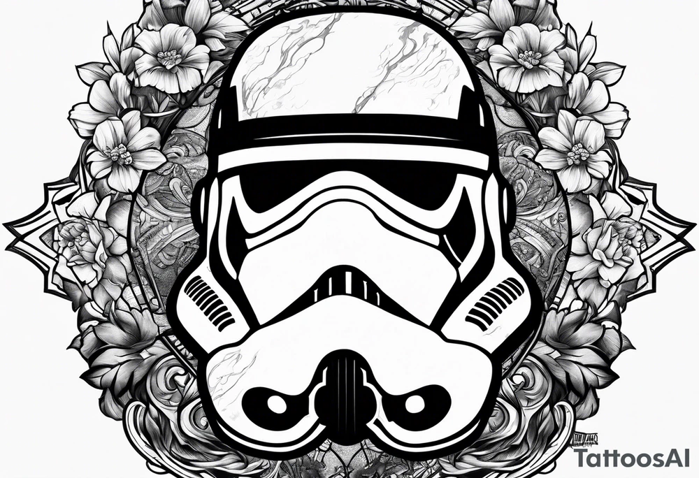 Registered nurse storm trooper tattoo idea