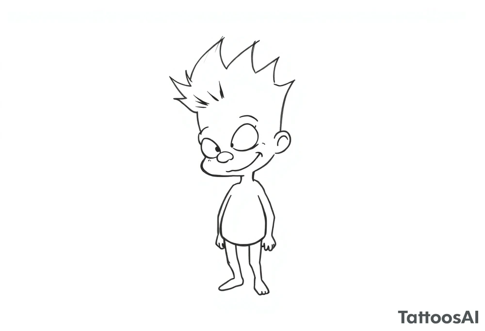 tommy pickles rugrats tattoo idea