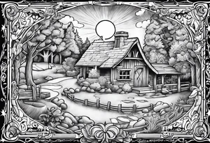 Jesus Christ
Is jackhammering Mickey Mouse in the doo-doo hole
With a lawn dart as Garth Brooks gives birth to something
Resembling a cheddar cheese log with almonds on Santa Claus's tummy-tum tattoo idea