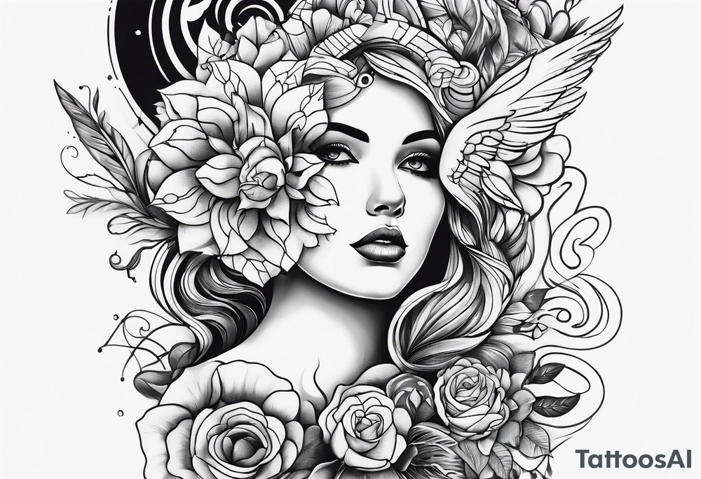 Reincarnation forearm tattoo tattoo idea