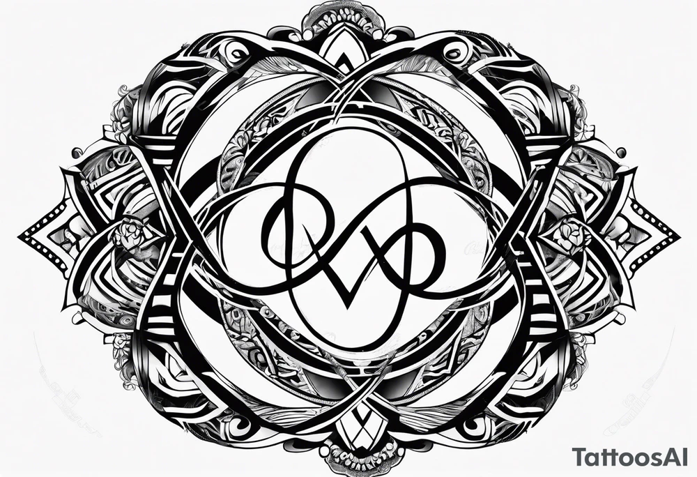 An infinity symbol with Proverbs 10:22 centered underneath. tattoo idea