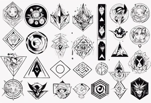 anime tattoo idea
