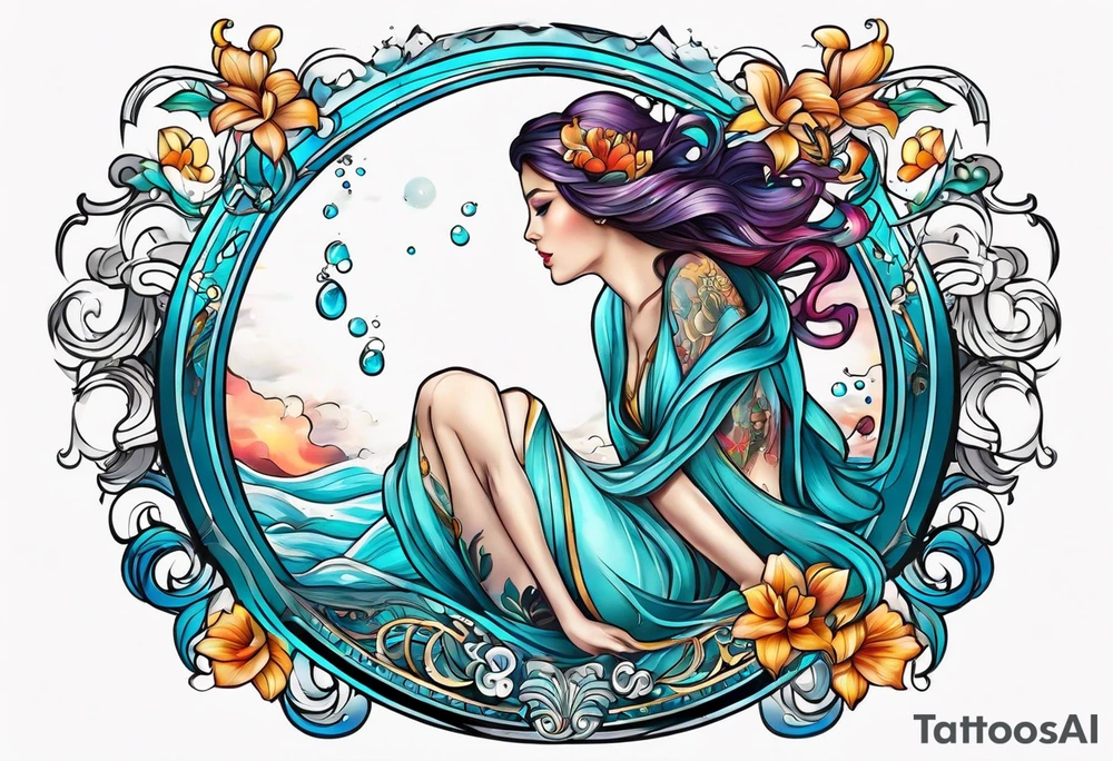 Aquarius tattoo idea