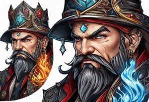 Stormfather mage tattoo idea