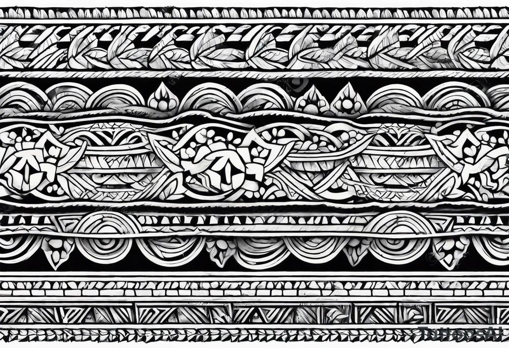 Armband tattoo Polynesian tattoo idea