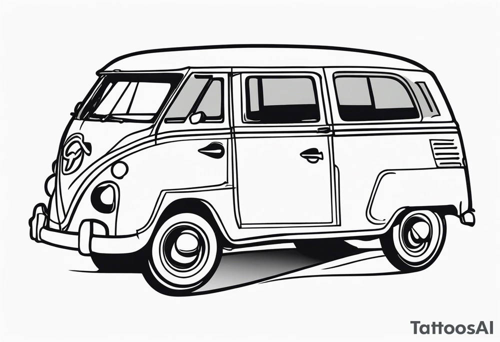 love in a car tattoo idea