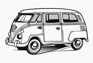 love in a car tattoo idea