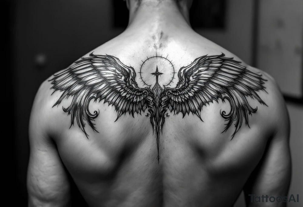 Trangender Angel tattoo idea