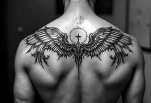 Trangender Angel tattoo idea