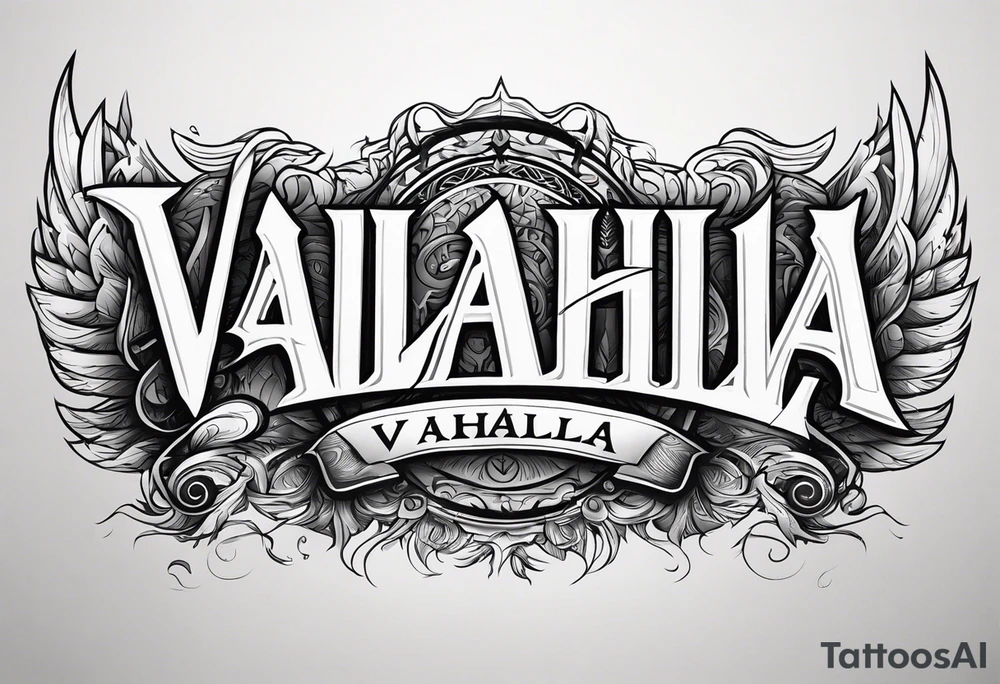 Valhalla tattoo idea