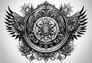 Stoic symbols tattoo idea