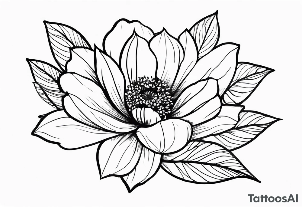 November flower 
July flower 
Love is togetherness tattoo idea