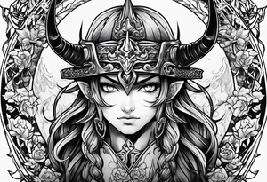 demonslayer anime tattoo idea