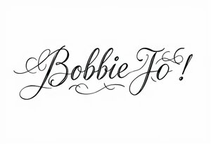 Bobbie Jo tattoo idea