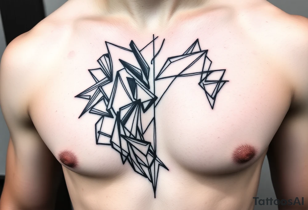 anthony padilla abstract line tattoo tattoo idea