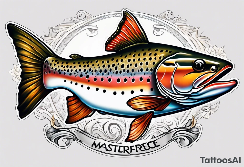 cutthroat trout tattoo idea