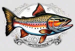 cutthroat trout tattoo idea