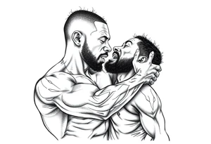 itamar ben gvir getting fucked in the fass by a black guy tattoo idea