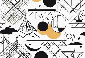 coordinates 43.4544354 and -73.6893921 using N and W tattoo idea