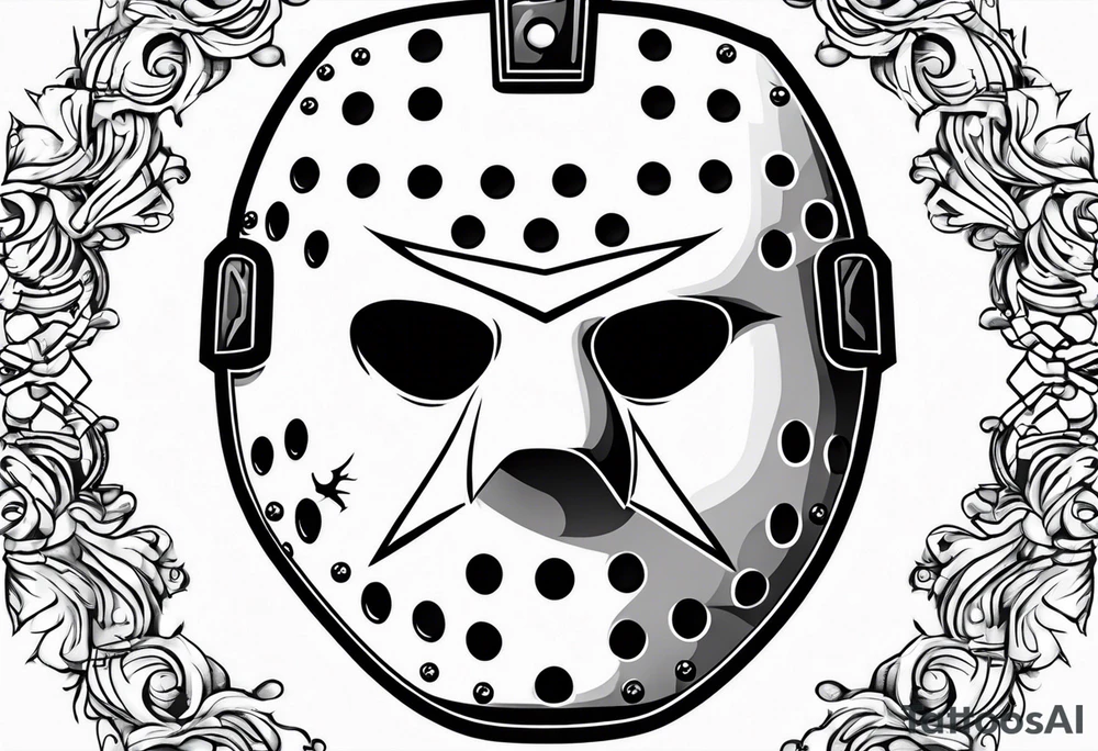 Friday the 13th Jason mask tattoo idea