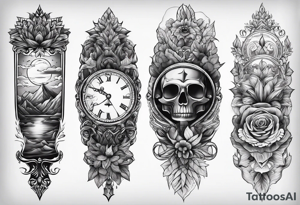 forearm sleeve tattoo idea