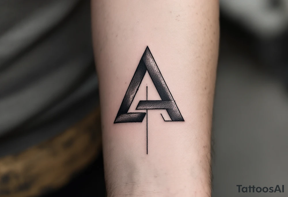 A tattoo that gives off fashion, and streetwear tattoo idea