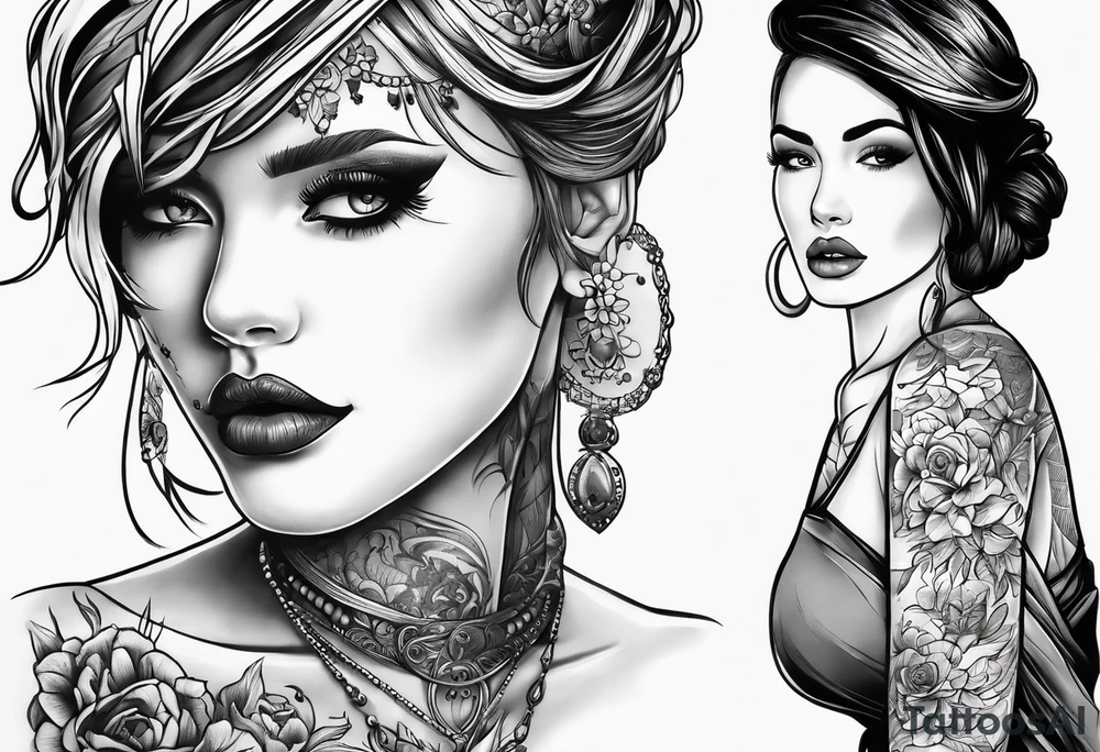 Let our Scars Fall in Love tattoo idea