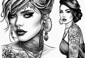 Let our Scars Fall in Love tattoo idea