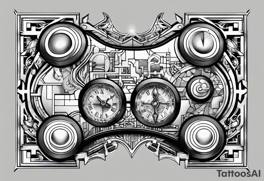 Circuits in a single jigsaw puzzle piece tattoo idea