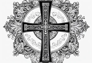 orthodox CROSS tattoo idea