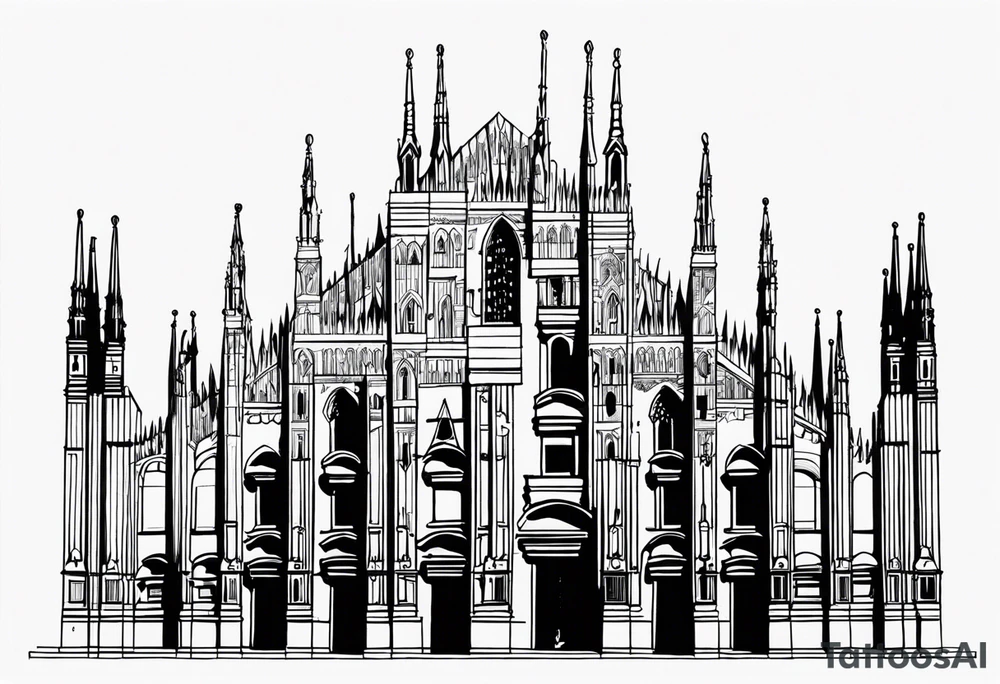 duomo of milano tattoo idea
