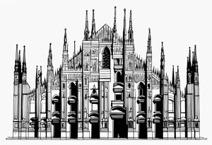 duomo of milano tattoo idea