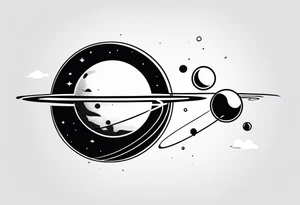 a planet tattoo idea