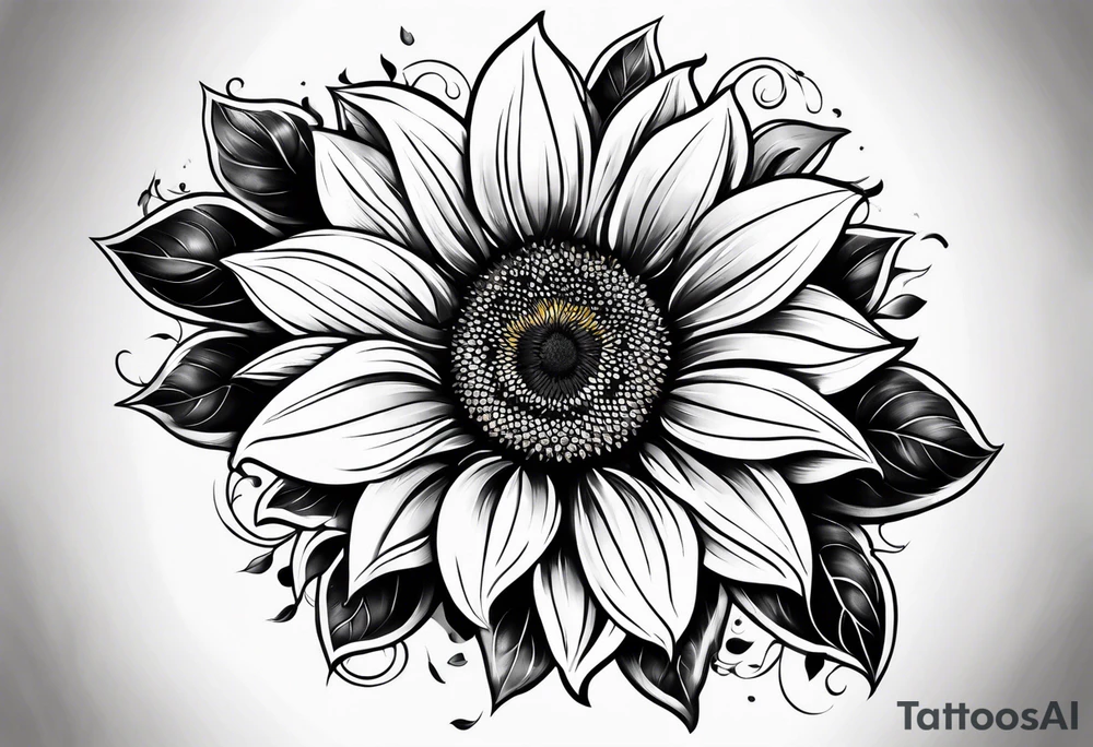 Sunflowers tattoo idea