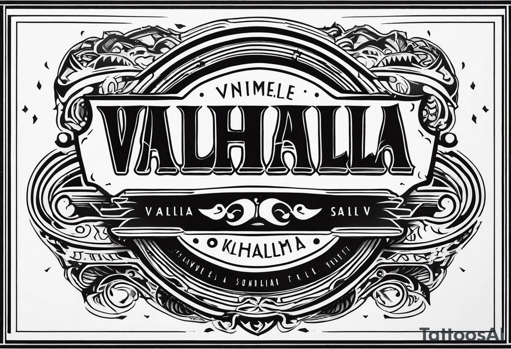 Valhalla tattoo idea