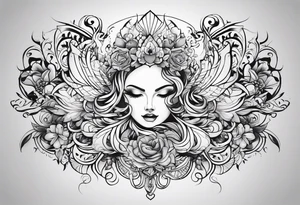Unconditional love pattern tattoo idea