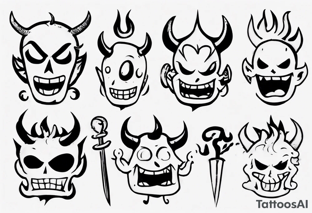 devil fruit one piece tattoo idea
