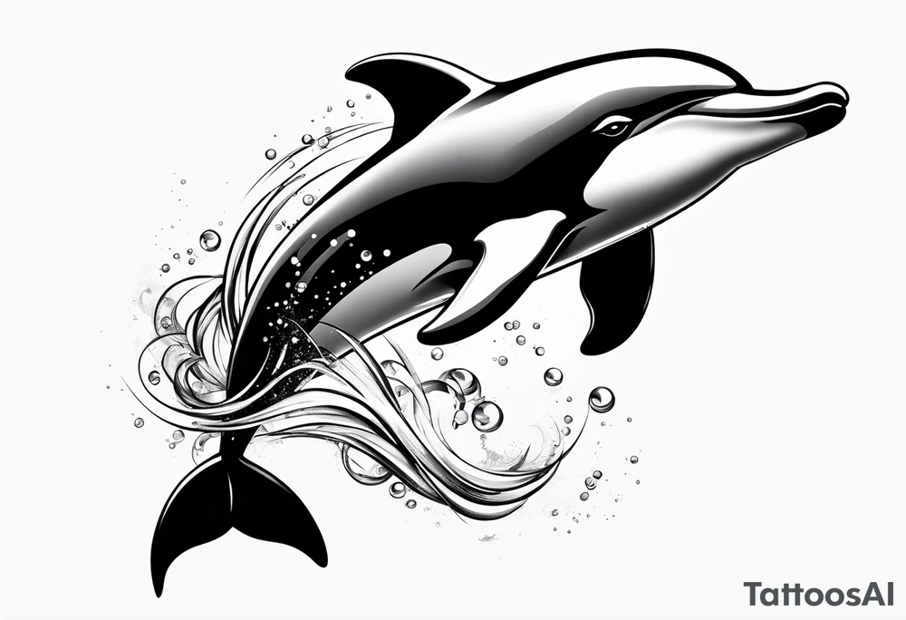dolphin tattoo idea