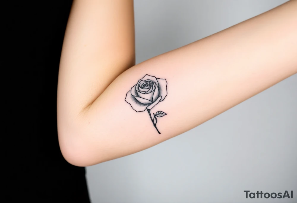 rose tattoo idea