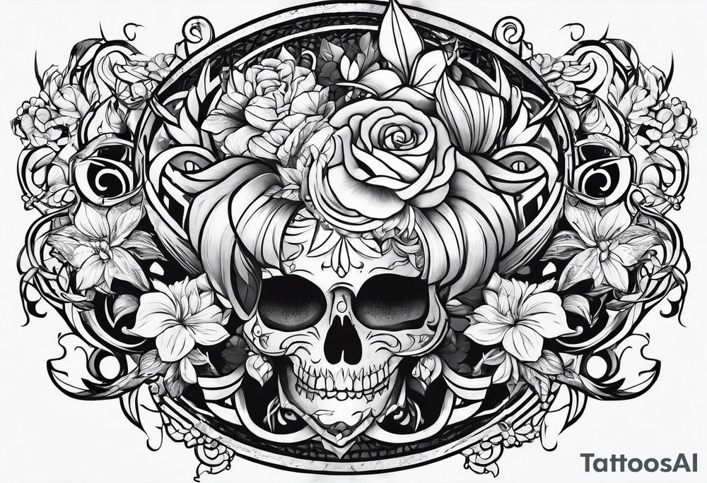 Power strength tattoo idea