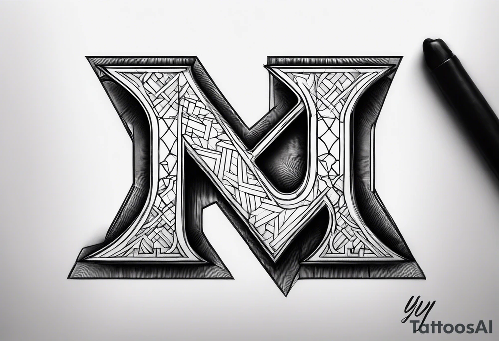 The letter “Y.” For on my bicep. I want the letter to be minimal but oldschool and powerfull tattoo idea