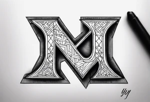 The letter “Y.” For on my bicep. I want the letter to be minimal but oldschool and powerfull tattoo idea