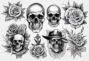 rest in peace tattoo idea