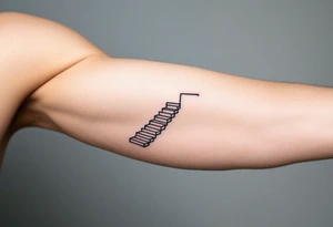 An infinite staircase around arm tattoo idea
