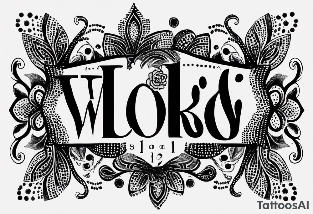 Curly font 
 Lee tattoo idea
