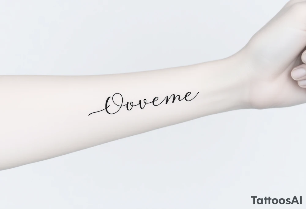 Overcome tattoo idea